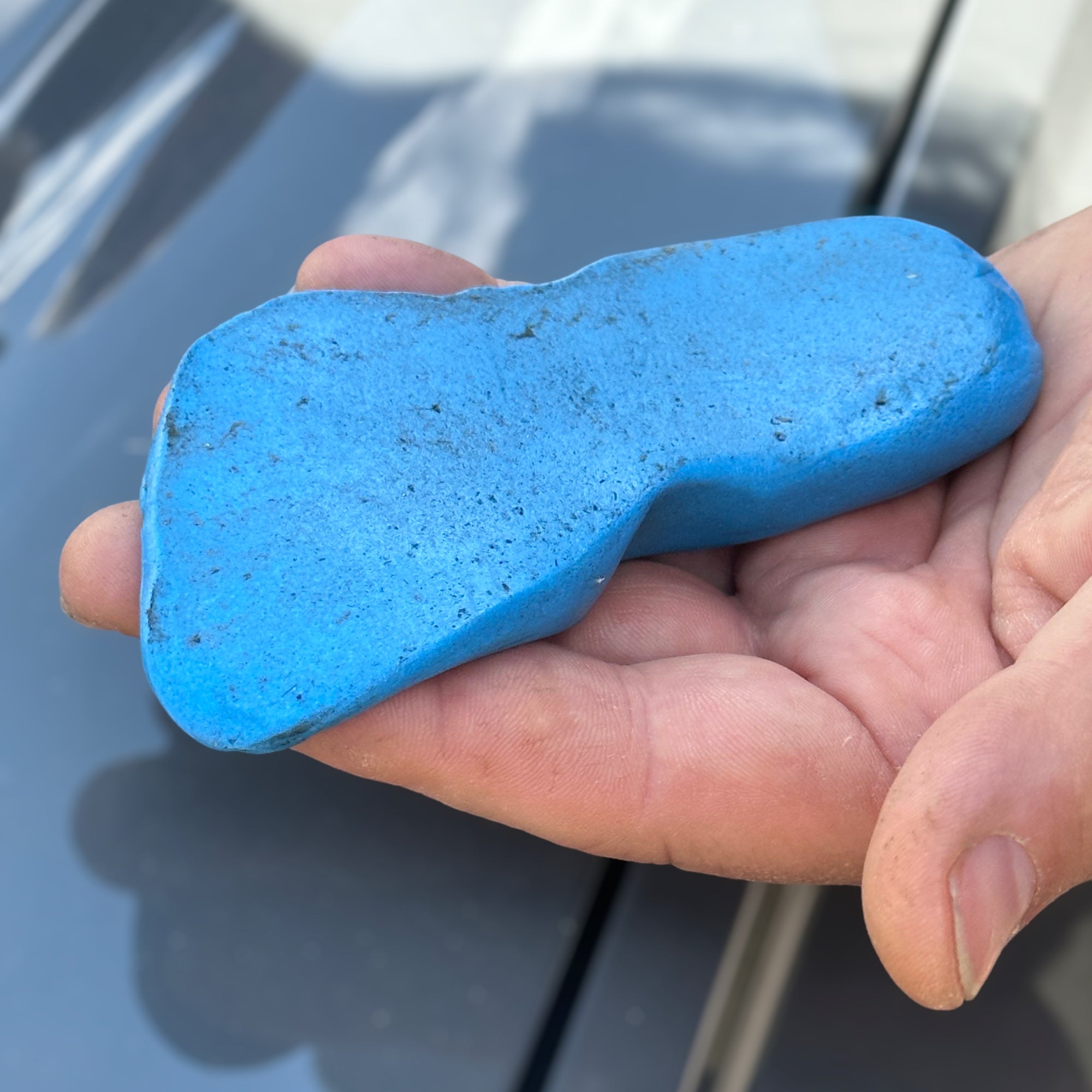 Reinigungsknete Polierknete Lackreinigungsknete Lackreiniger BLAU 5 x 100g + 1 Aufbewahrungsbox