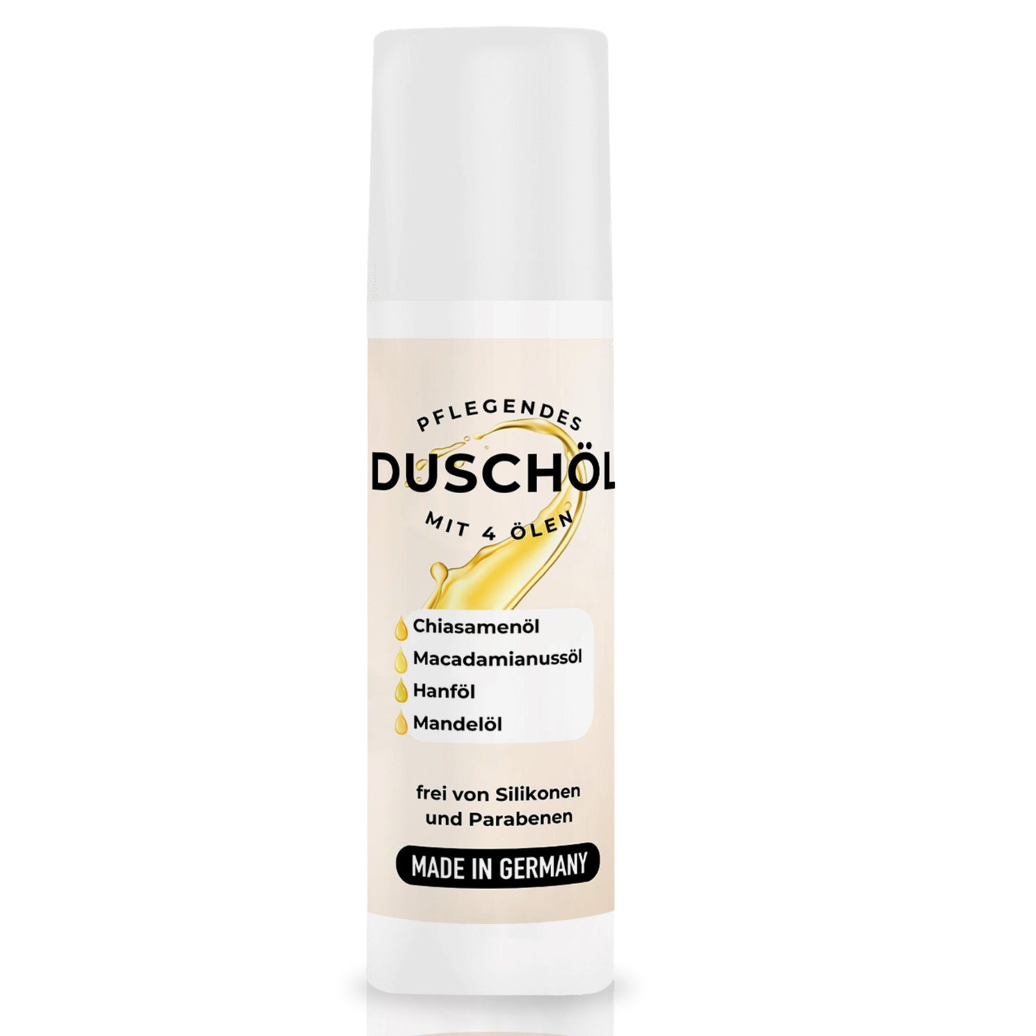 Duschöl natürliche Öle und Panthenol Duschbad Duschgel 4x150ml