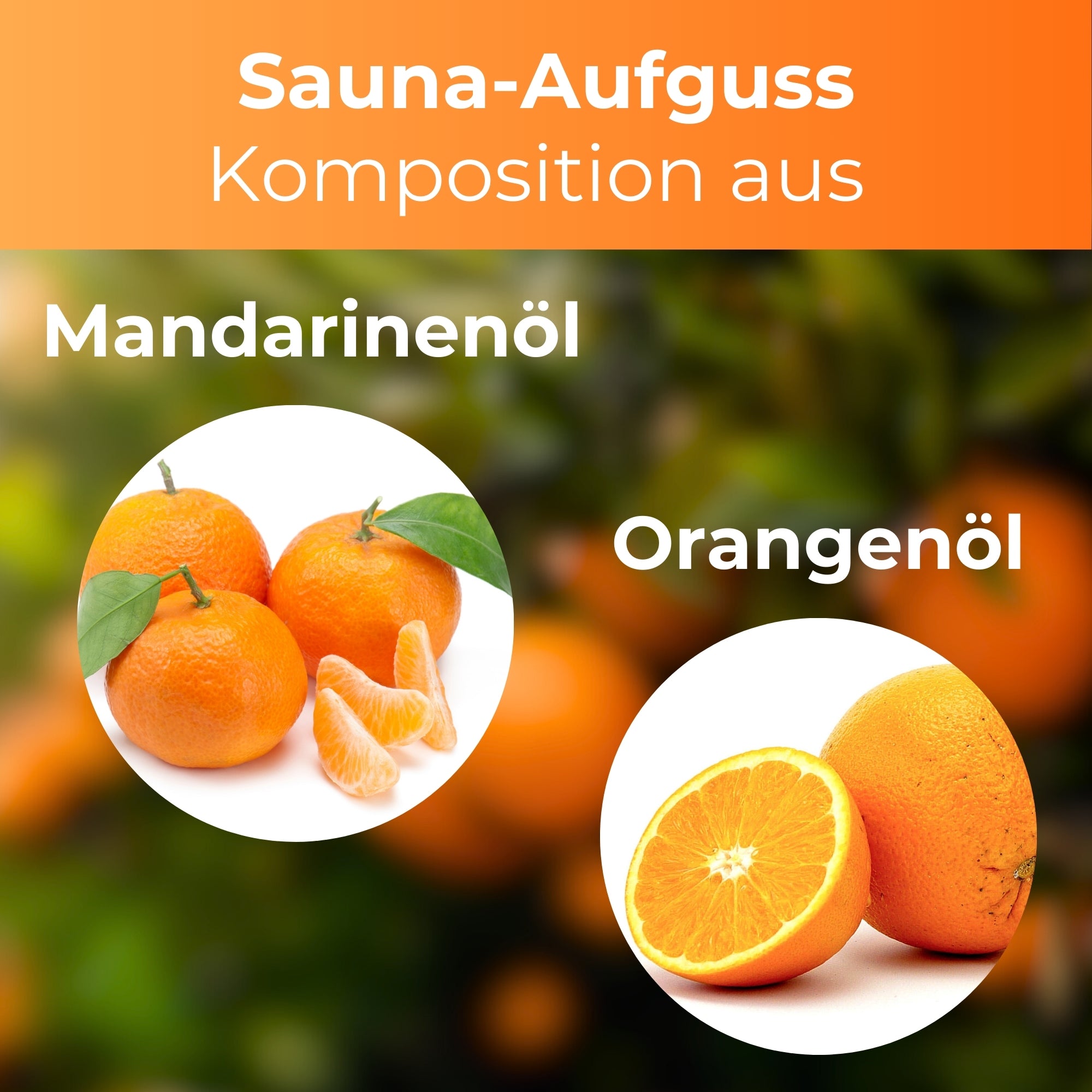 Saunaaufguss Sauna Konzentrat Mandarine Orange 250ml