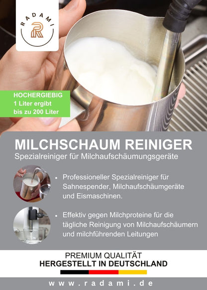 1L Milchschaumreiniger Milchreiniger Milchsystemreiniger Reiniger für Milchaufschäumer KONZENTRAT