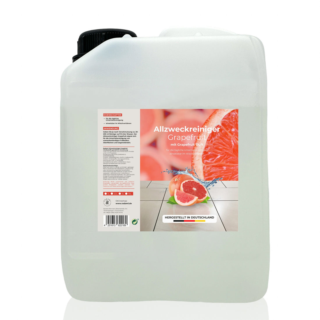 Allzweckreiniger Universalreiniger Grapefruit Reiniger 5L