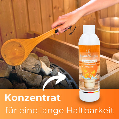 Saunaaufguss Sauna Konzentrat Mandarine Orange 250ml